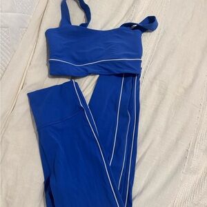 Women's Blue Activewear Set